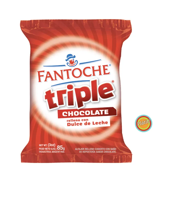 Alfajor Fantoche Triple Chocolate 85 gr